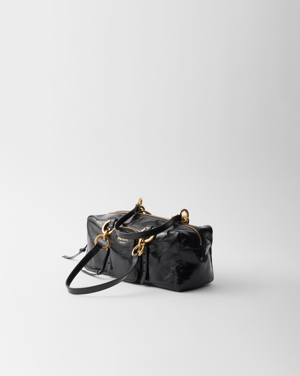Dangle Medium Leather Top-Handle Bag