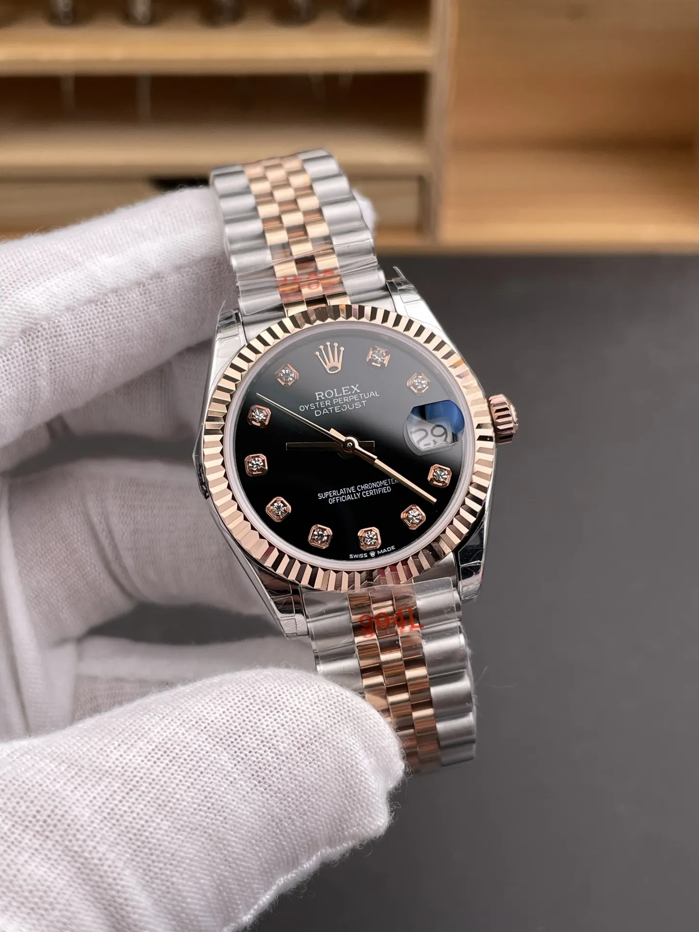 Rolex Datejust Rose Gold Ladies 31mm