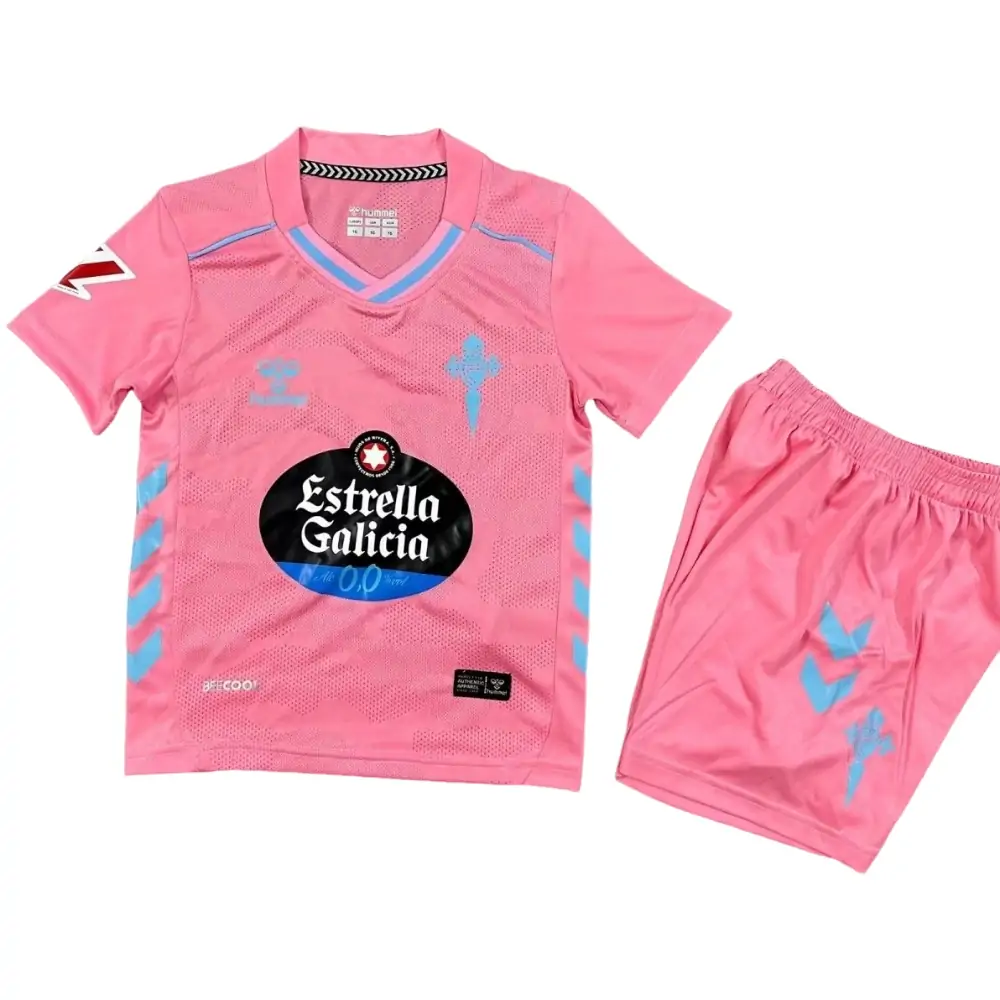 2025-26 Celta de Vigo Second Away Shirt Jersey - Children's suit Fans Edition