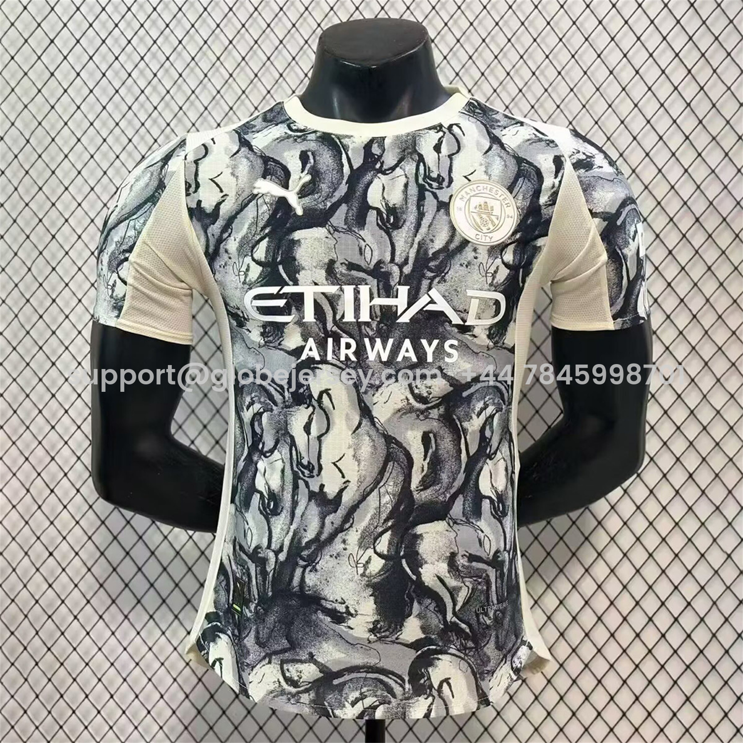 Manchester City 25-26 Year of the Horse Ink Painting Special Jersey - Player Version