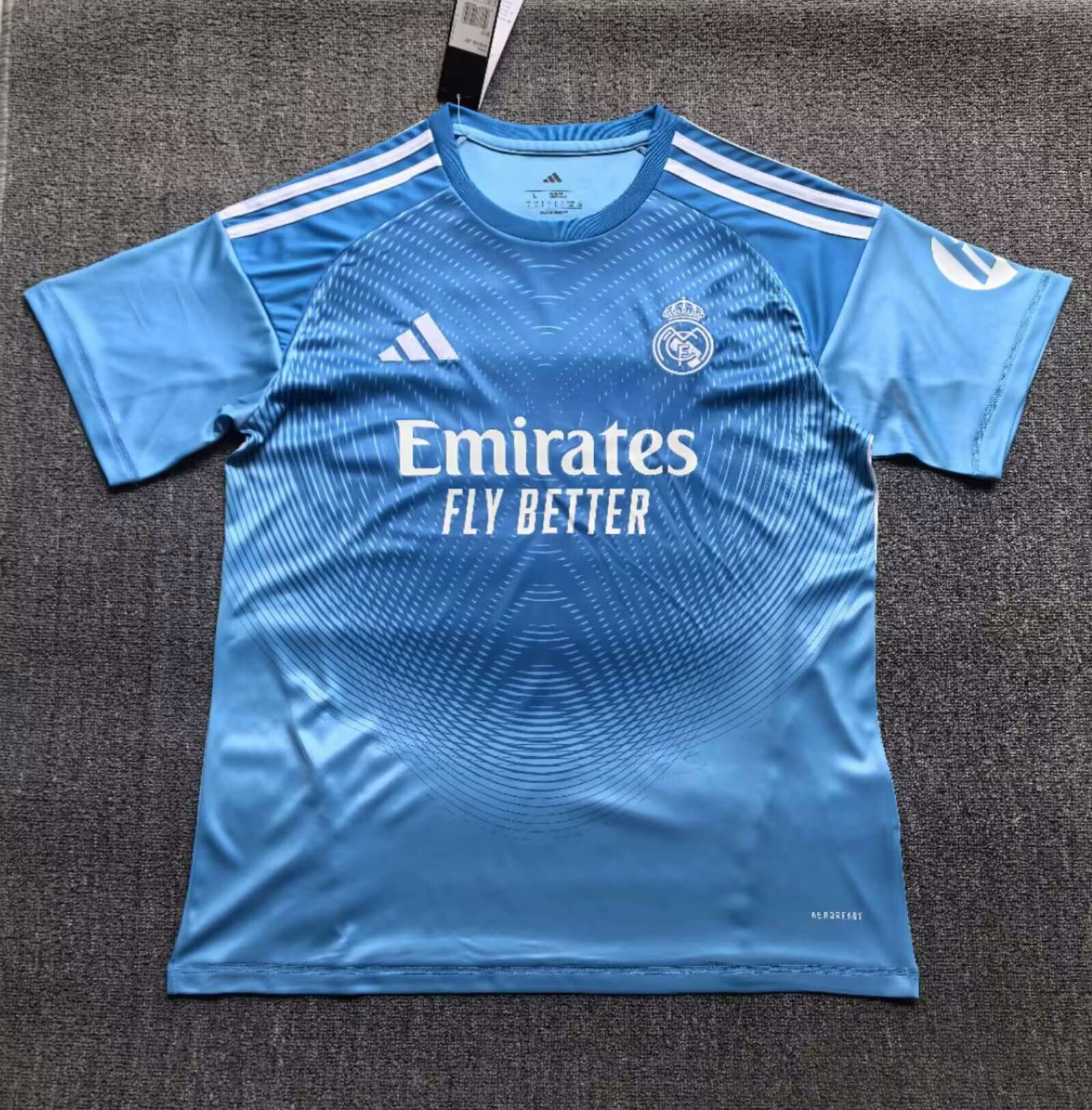 2025/2026 Real Madrid Goalkeeper Blue Football Shirt 1:1 Thai Quality