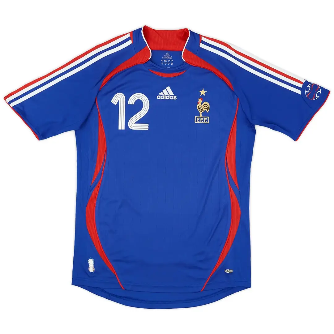 HENRY #12 France 2006 Home Retro Football Jersey