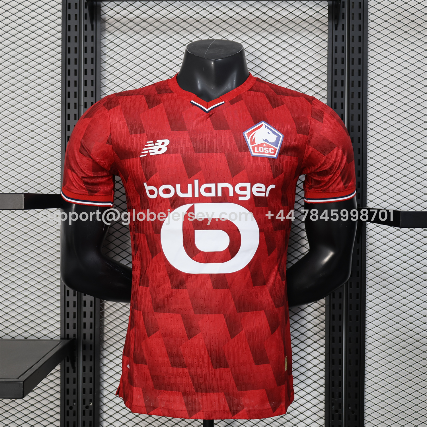 Lille 25-26 Home Red Jersey - Player Version