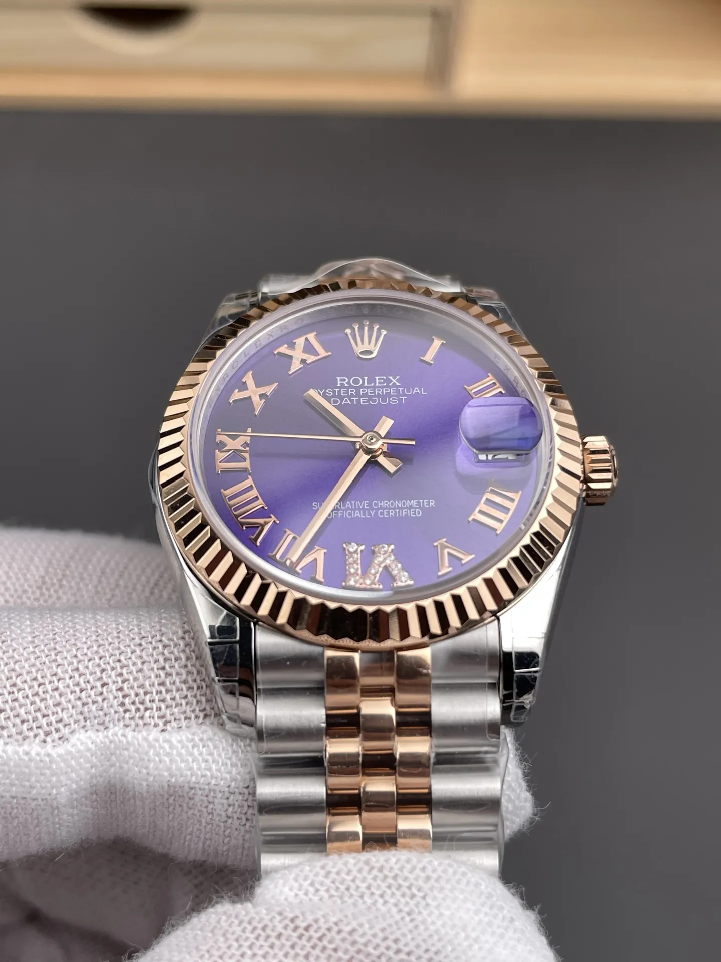 Rolex Datejust Rose Gold Ladies 31mm