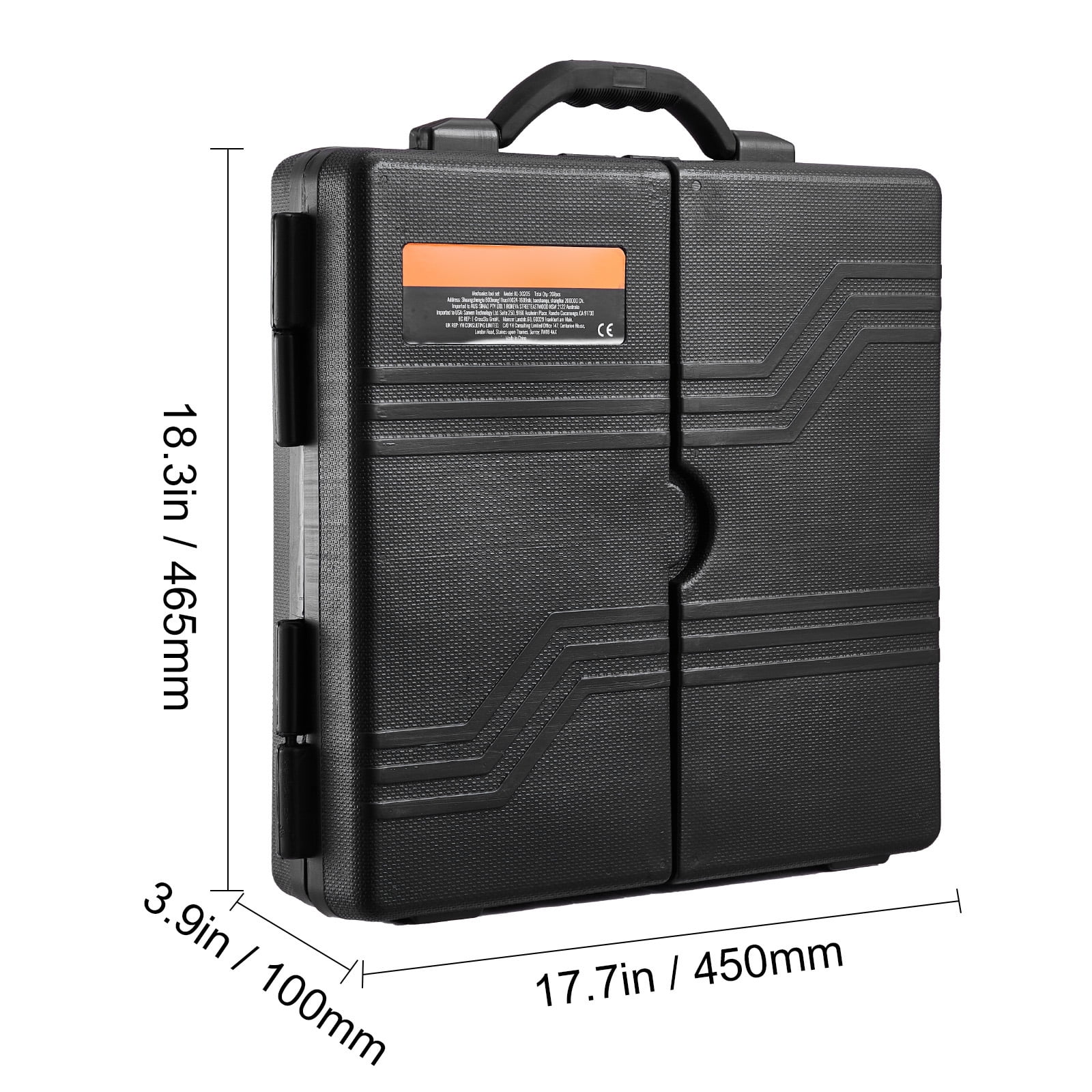 KFFKFF 207-Component Mechanics Tool Set and Socket Set, 1/4