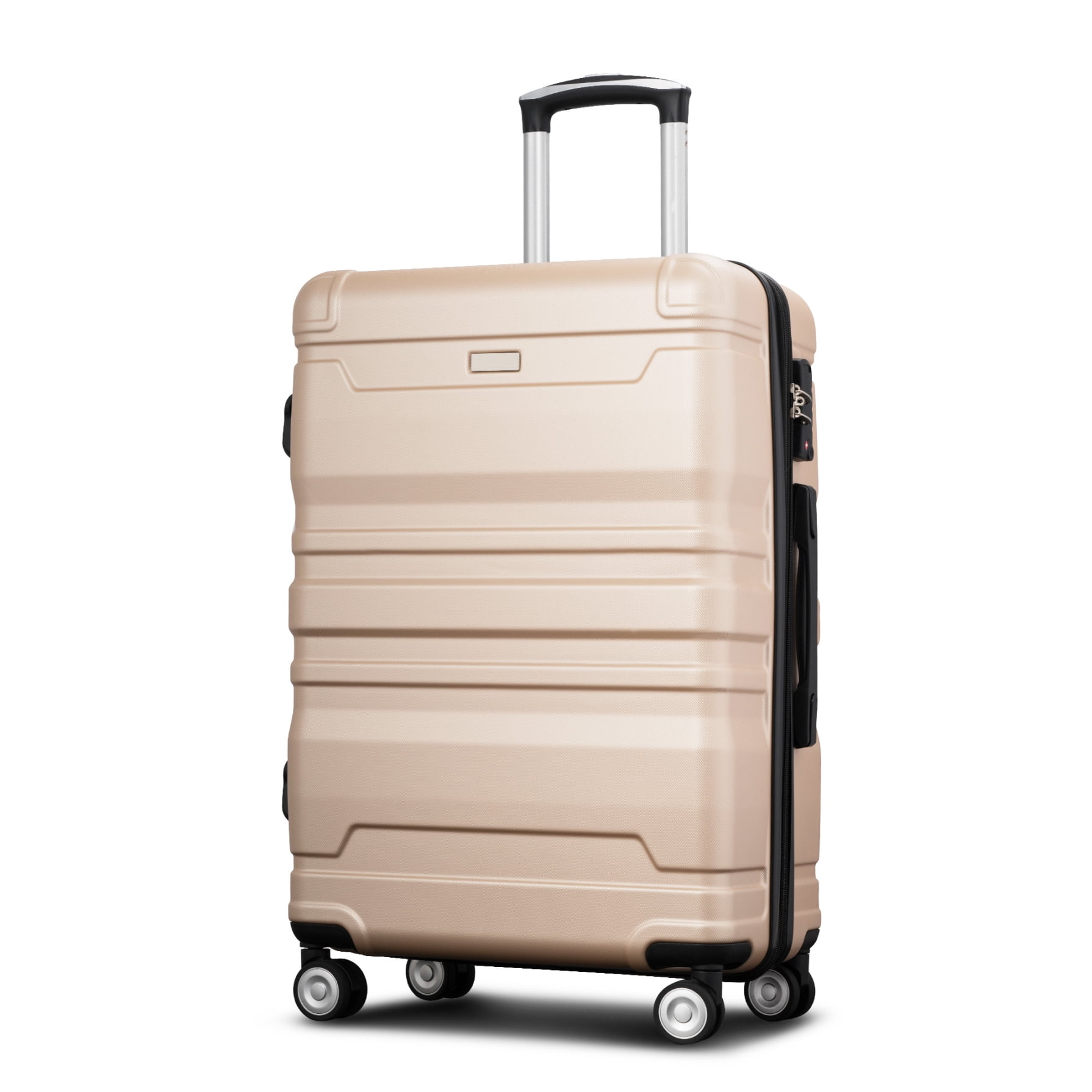 Luggage Suitcase 3 Piece Sets, New Model Expandable ABS Hardshell Luggage, Lightweight Carry-on Suitcase Sets with Spinner Wheels & TSA Lock, 20''/ 24''/ 28'', Blue Gray