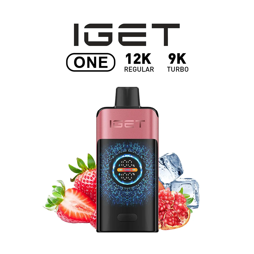 IGET ONE 12000 Puffs - Strawberry Pomegranate Ice