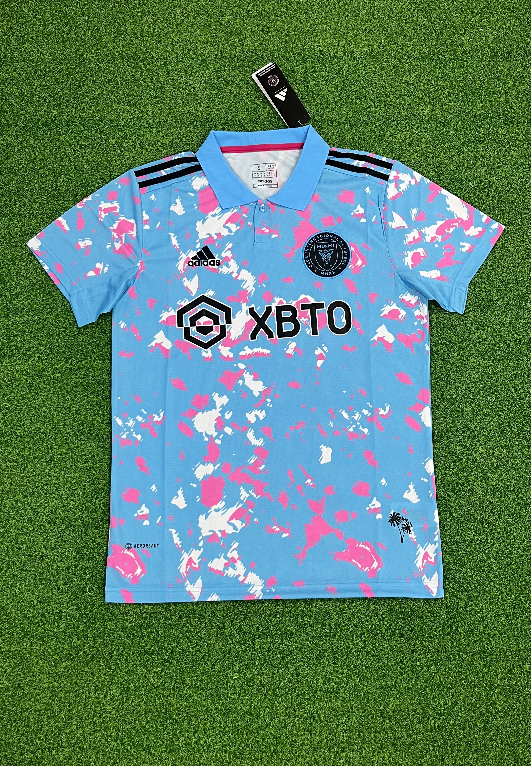 2425  Miami CF football Jersey..Player embroidery version