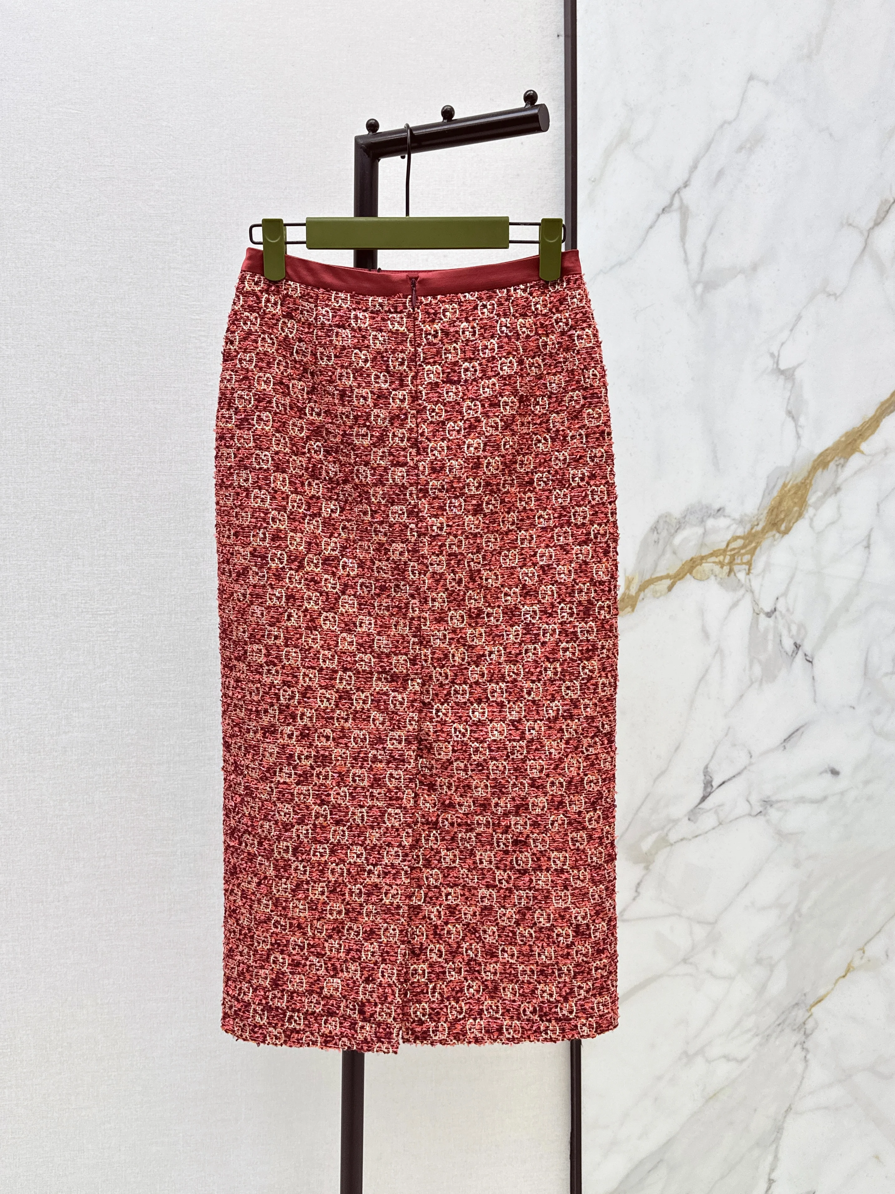 26SS Heavyweight Jacquard Skirt