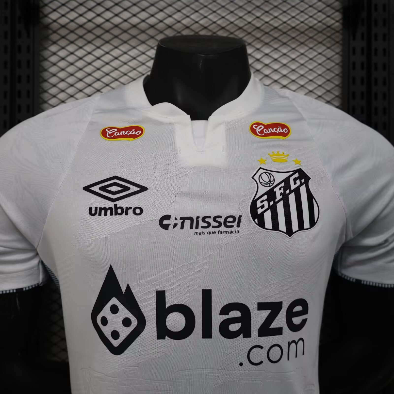 2025-26 New Season Santos White Main Advertising Jersey - Player Edition