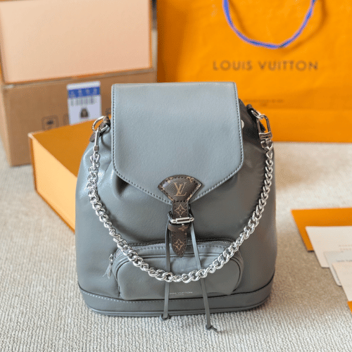 Louis Vuitton Montsouris Vibe Pm Black 9.8 Inches