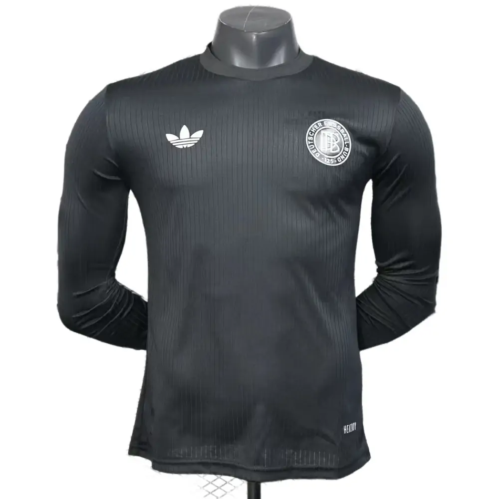 2025-26 Long Sleeve Germany Anniversary Edition Black - Jersey - Player Edition