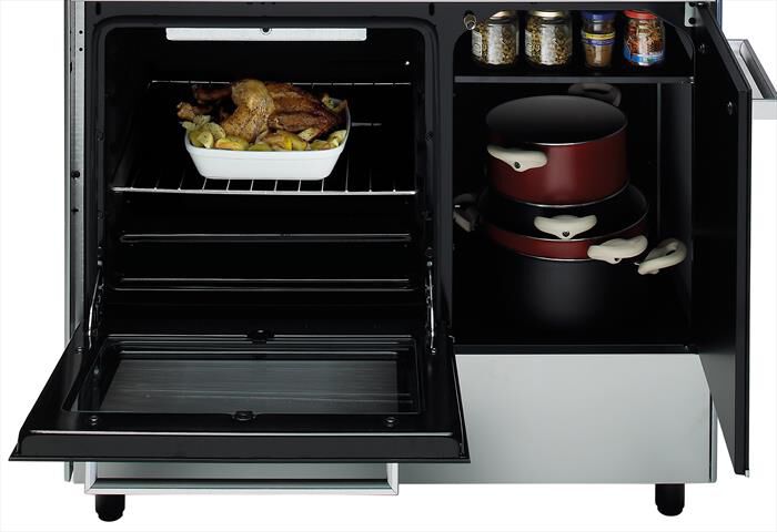 GLEM GAS - Cucina a gas ed elettrica AR856EX Classe A-Bianco