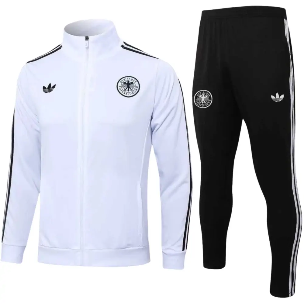 2025-26 Germany Long Zipper Training Jacket - Adult Set