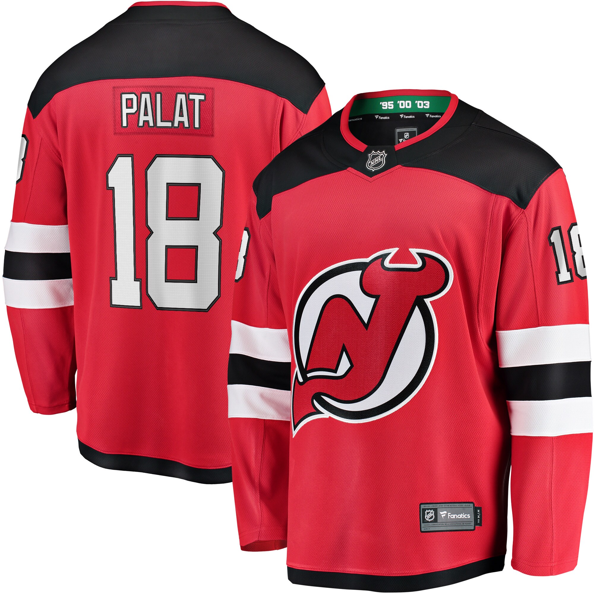 Ondrej Palat New Jersey Devils Fanatics Home Breakaway   Jersey – Red