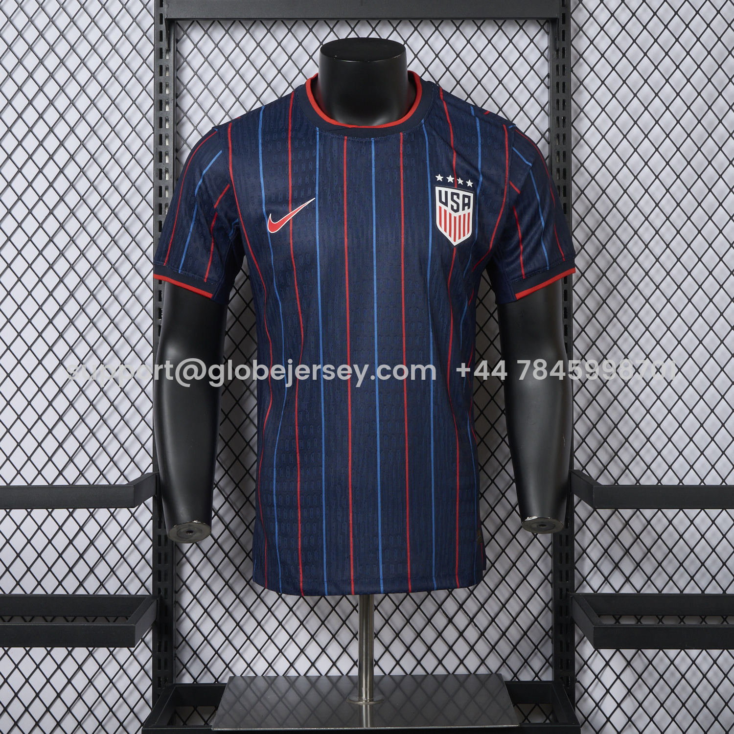 United States USA 25-26 Women's Team Away Jersey - Men's Player Version