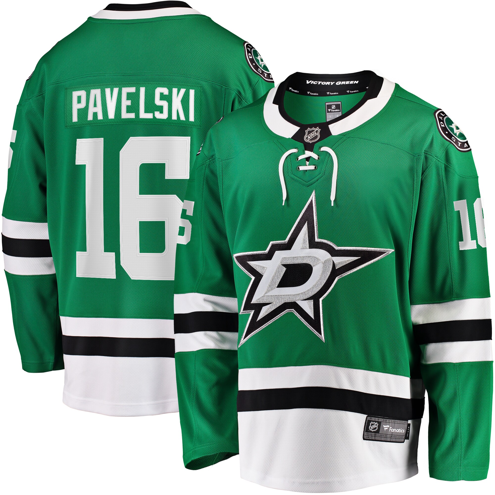 Joe Pavelski Dallas Stars Fanatics Breakaway Home   Jersey – Kelly Green