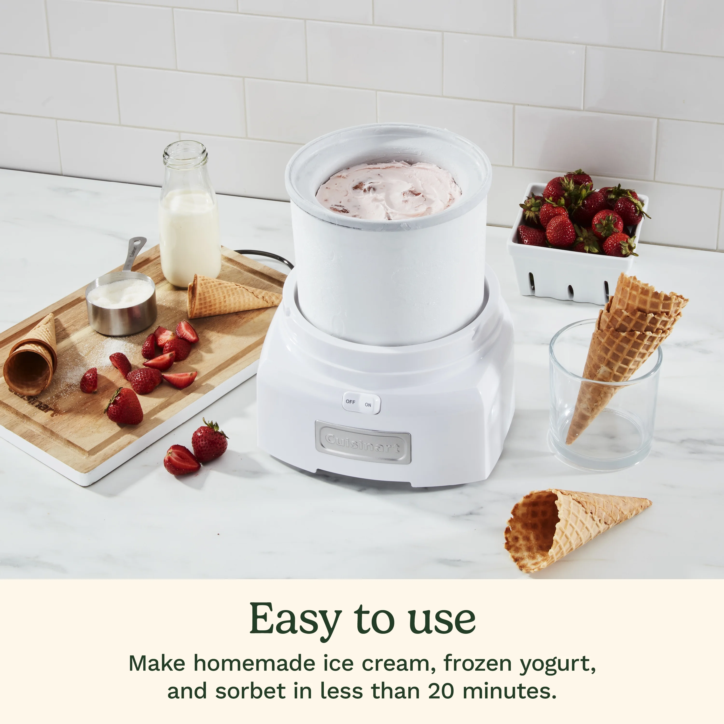 Cuisinart Ice Cream/Yogurt Makers Frozen Yogurt �C Ice Cream & Sorbet Maker