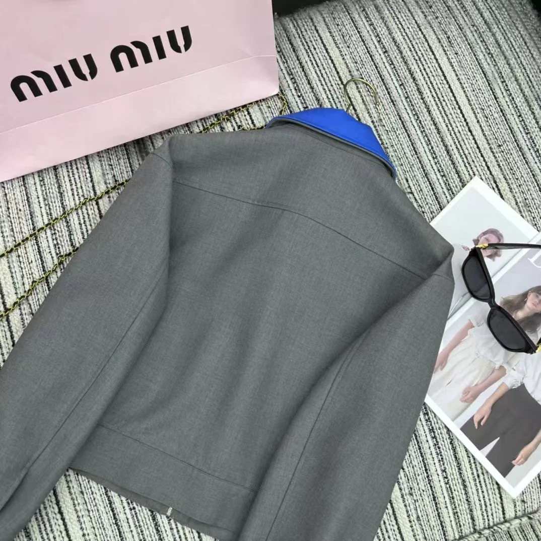 25 Early Spring Double Collar Lapel Jacket