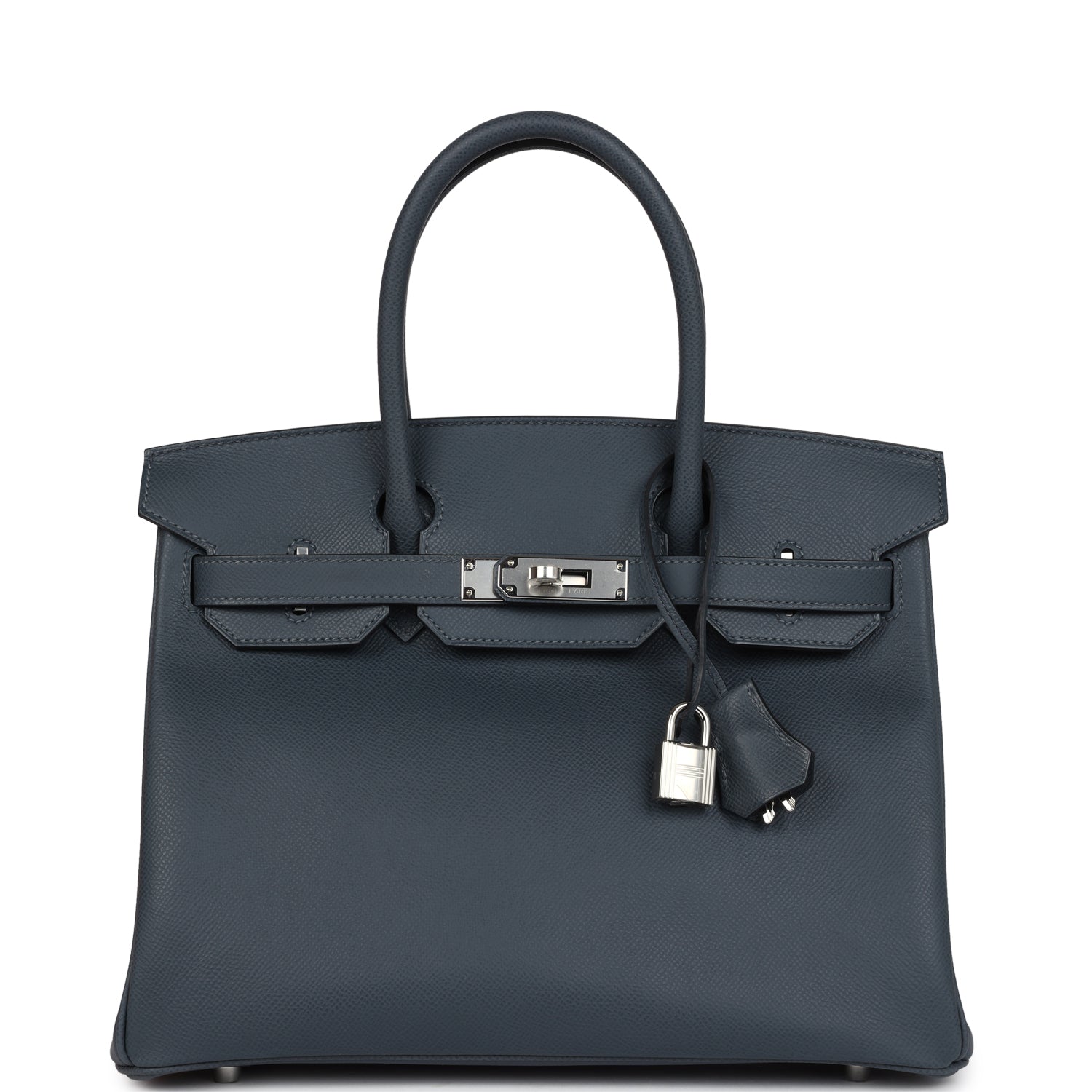 Birkin 30 Gris Misty Epsom Palladium Hardware