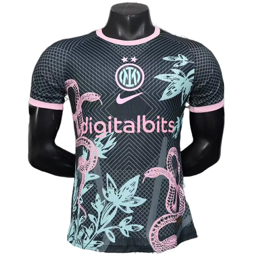 25-26 Inter Milan Special Edition Black and Pink Jersey - Player Edition