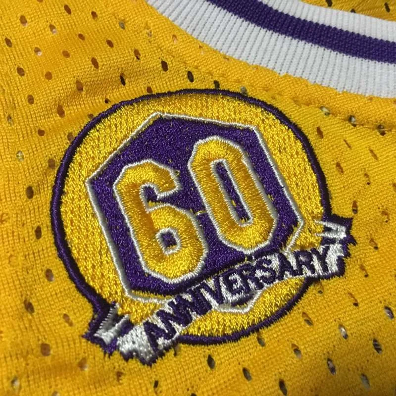 Kobe Bryant Los Angeles Lakers #24 Yellow Throwback Jersey