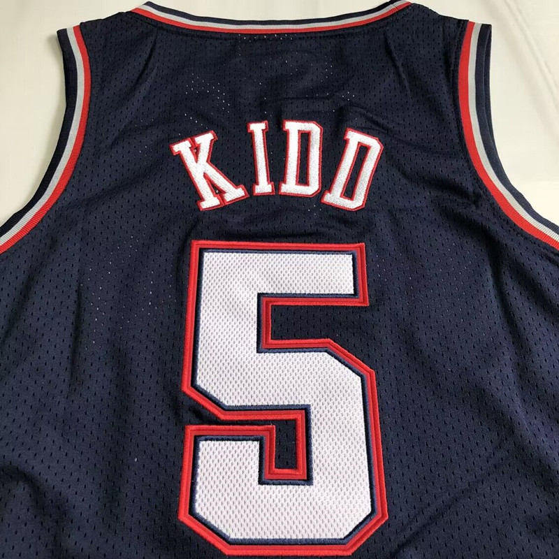 MN Nets 5# Kidd AU Retro Secret Show Jersey