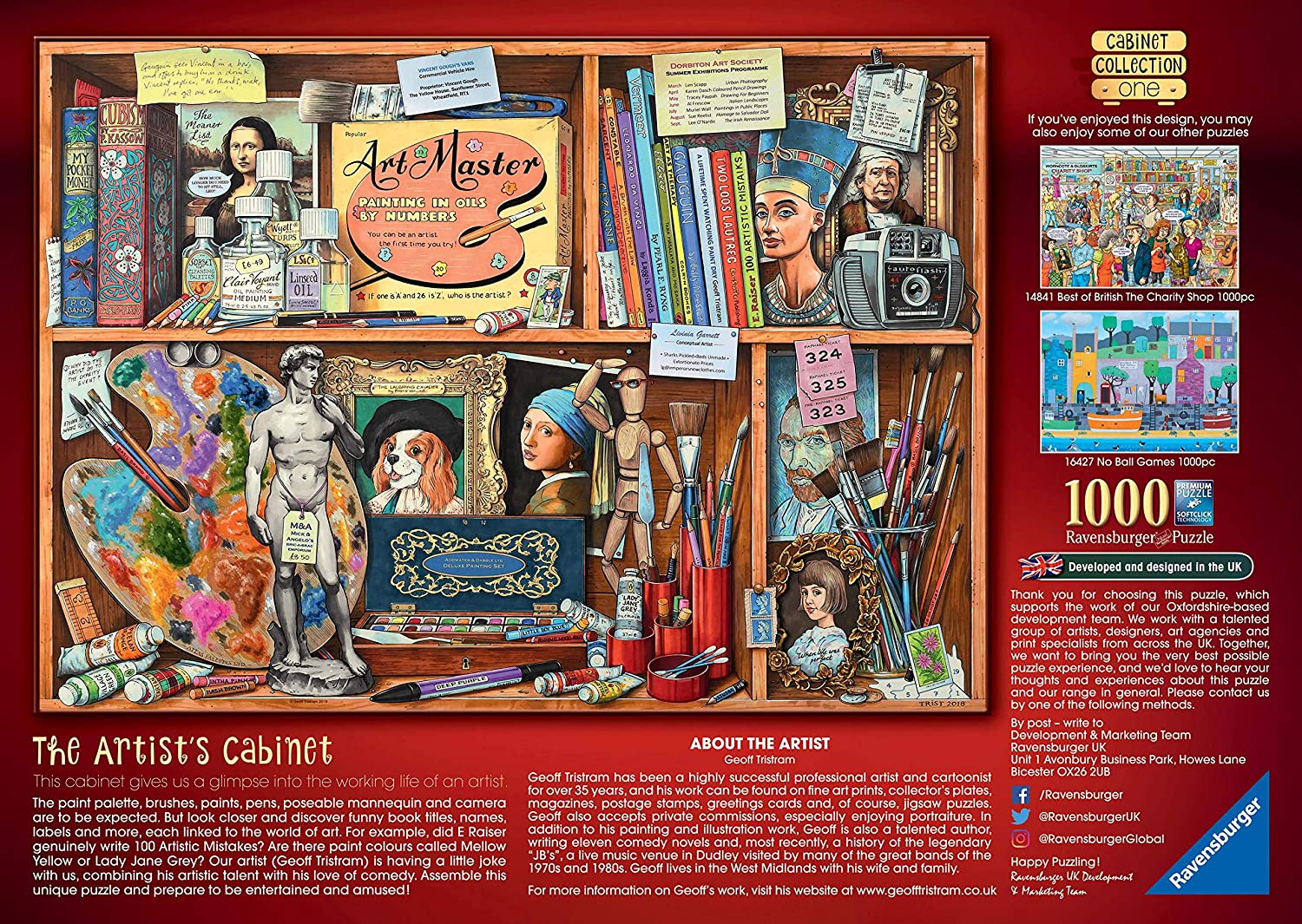 Artist's Cabinet – 1000 Piece Jigsaw Puzzle (Ravensburger)
