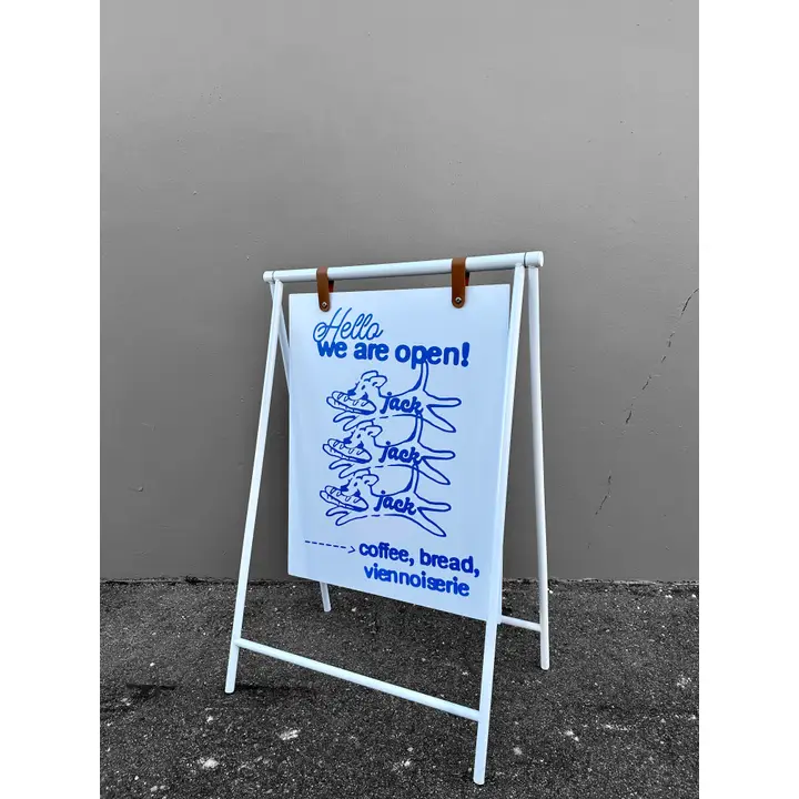 Metal A-Frame Sidewalk 22 X 28 Sign with Pvc Panel