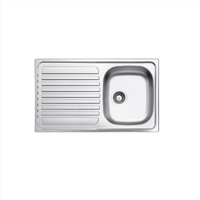 GLEM GAS - Lavello lineare GL186IXD 1 vasche-Inox
