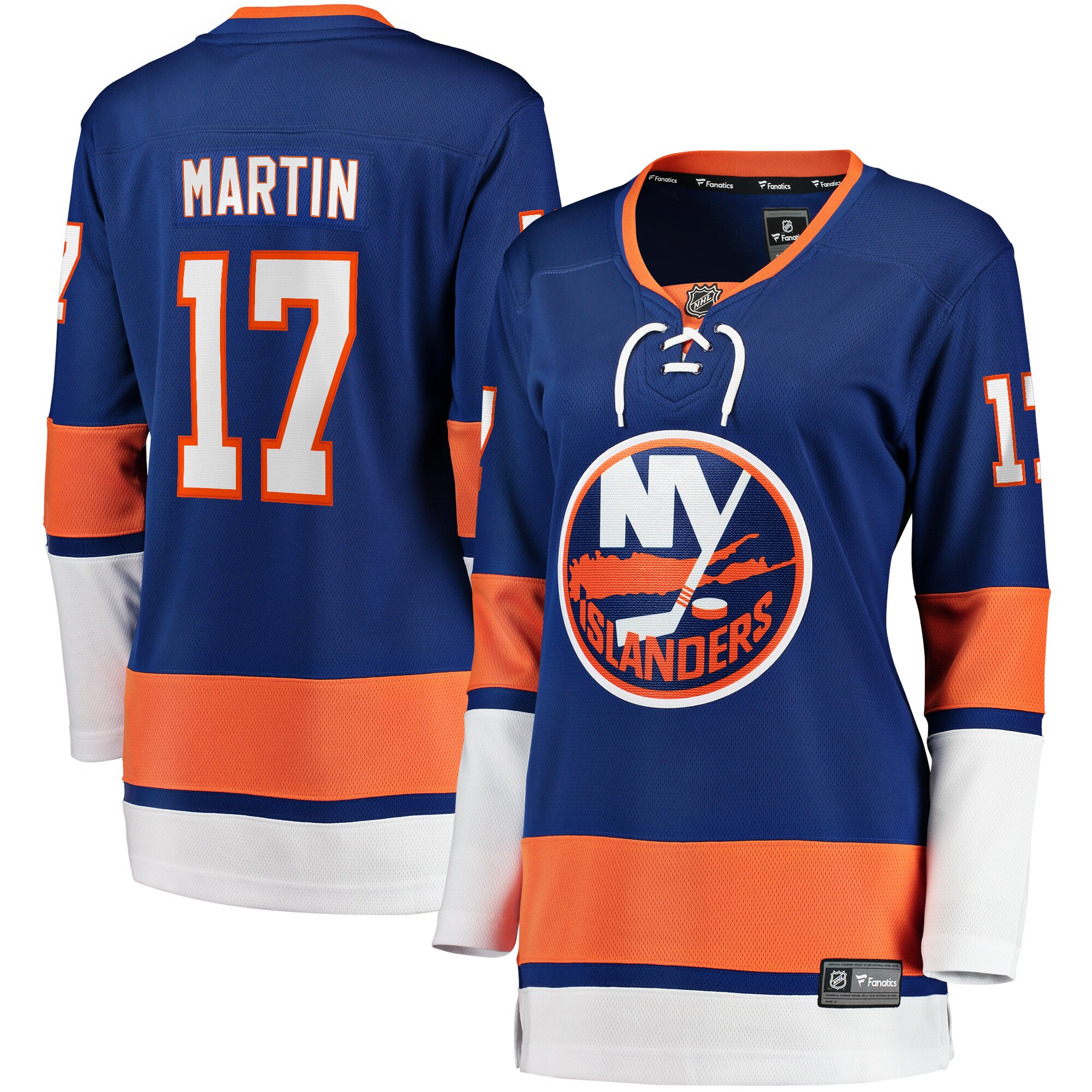 Matt Martin New York Islanders Fanatics Women’s Home Team Breakaway   Jersey – Royal