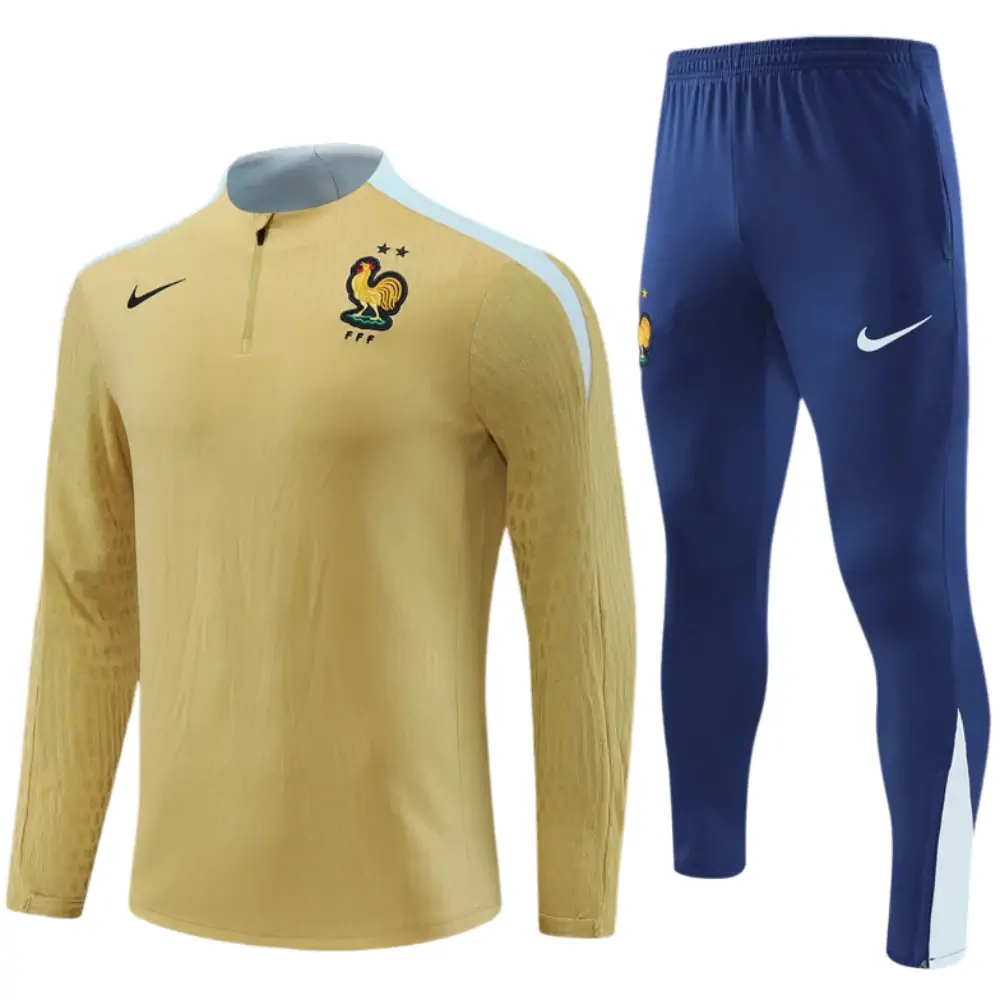2025-26-New Season- France Gold-Children-Training Jersey