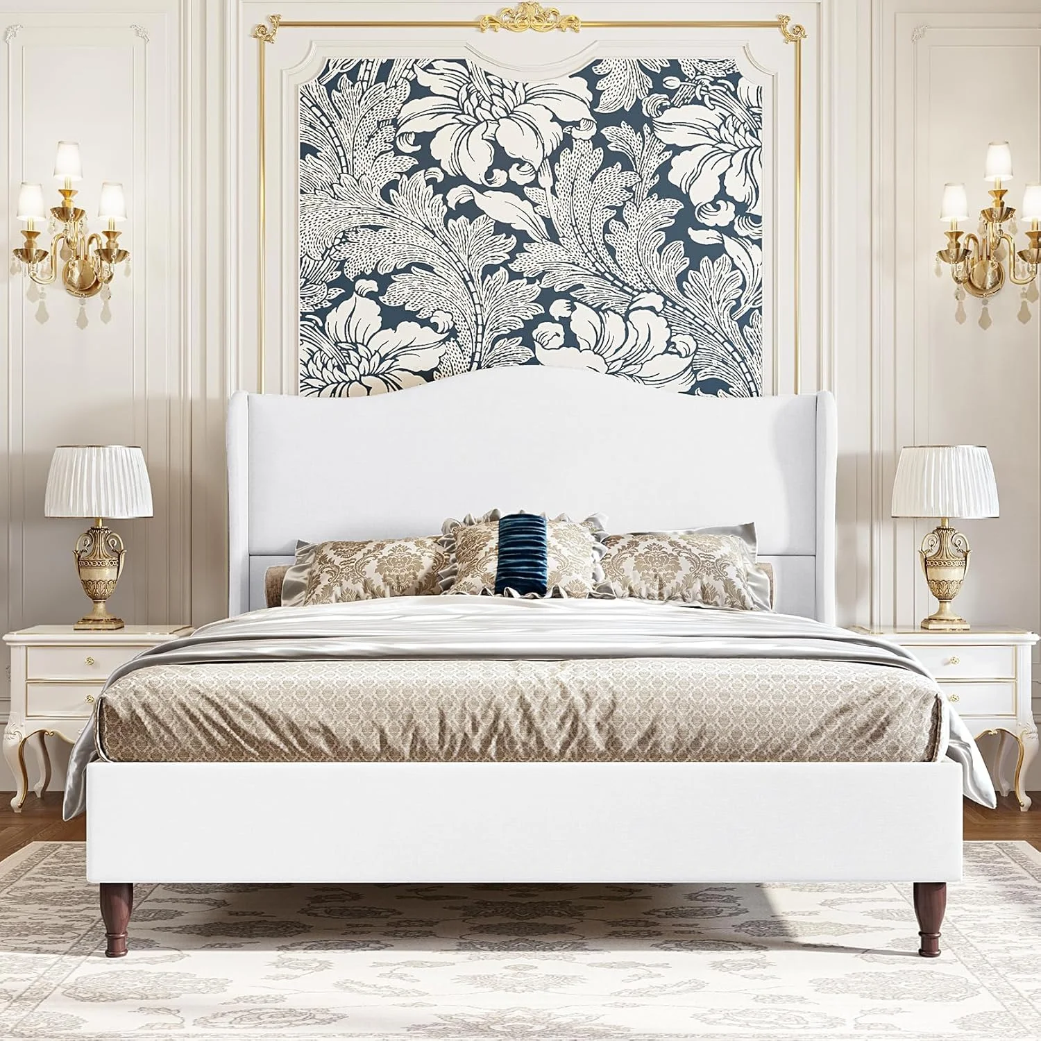 Neche Queen Upholstered Bed Frame with 51
