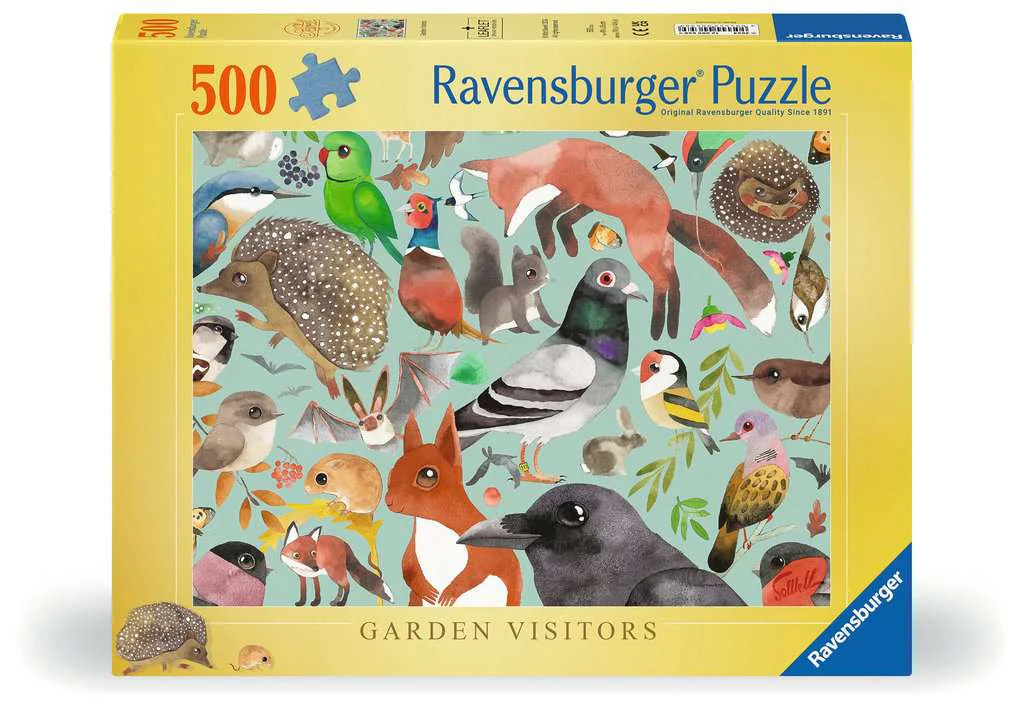 Garden Visitors - 500 Piece Jigsaw Puzzle (Ravensburger)