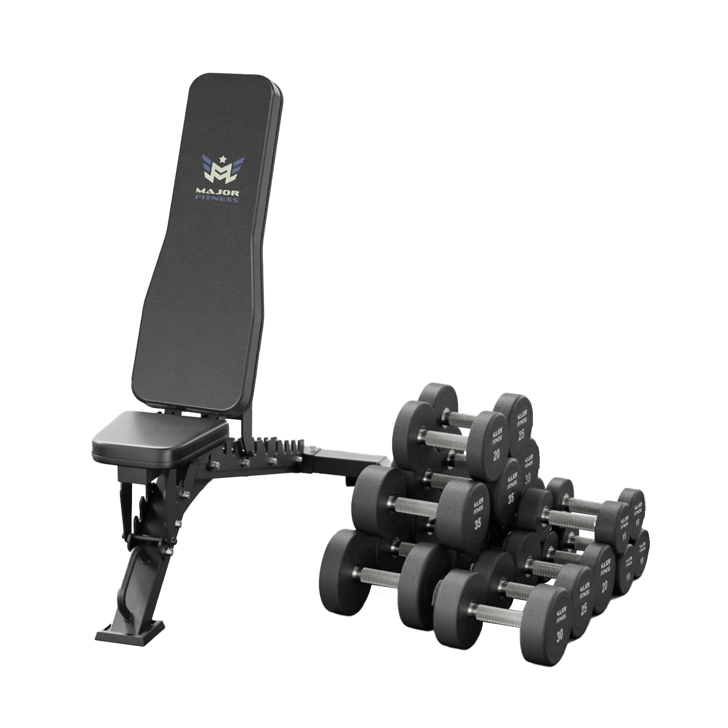 Major Fitness Adjustable Bench | 1300Lbs Capacity Weight Bench PLT01