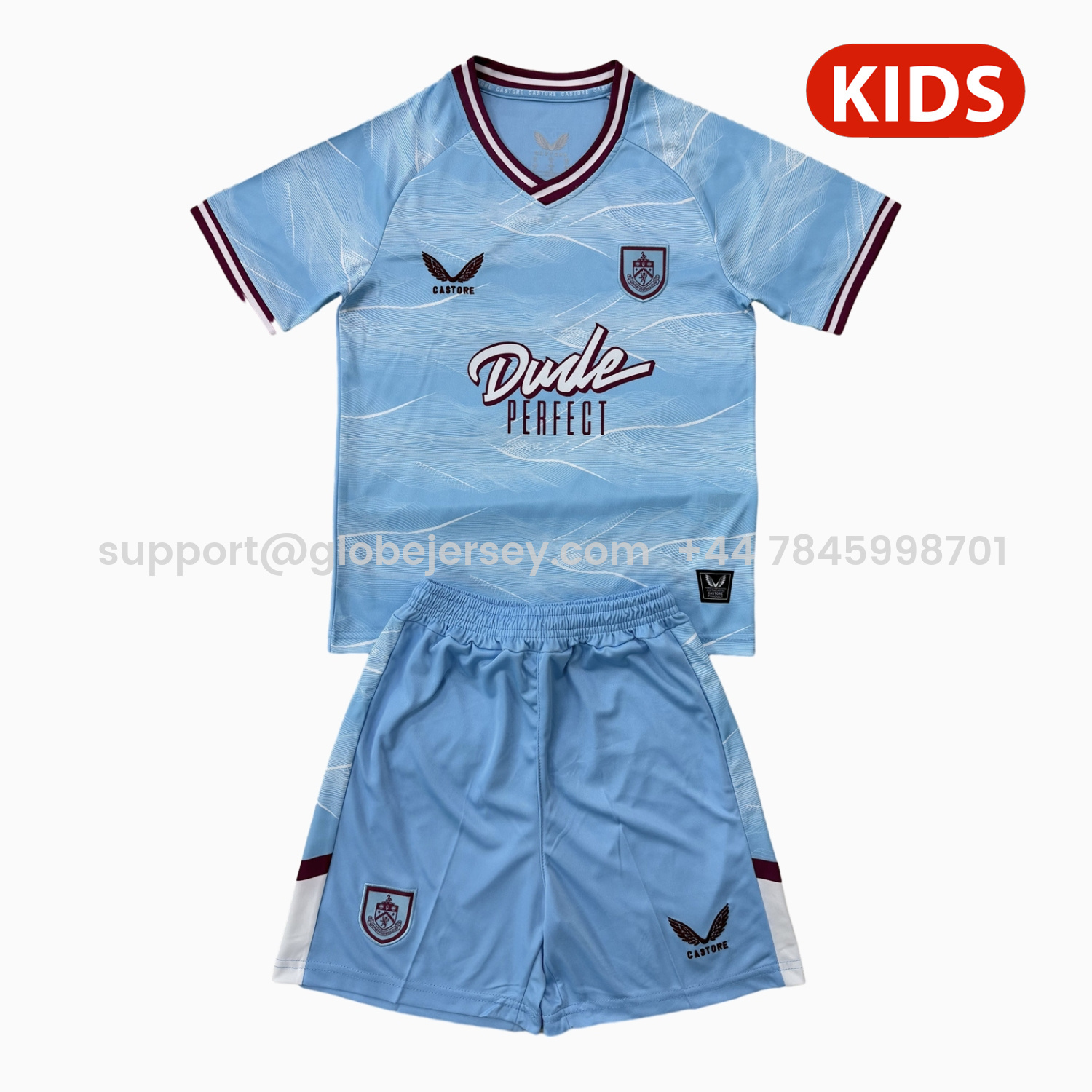 Burnley 25-26 Away Kids Kit