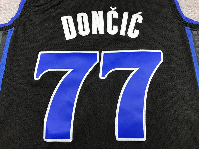 Men's Jersey 2024 Season Mavericks #77 Black City Edition DONCIC