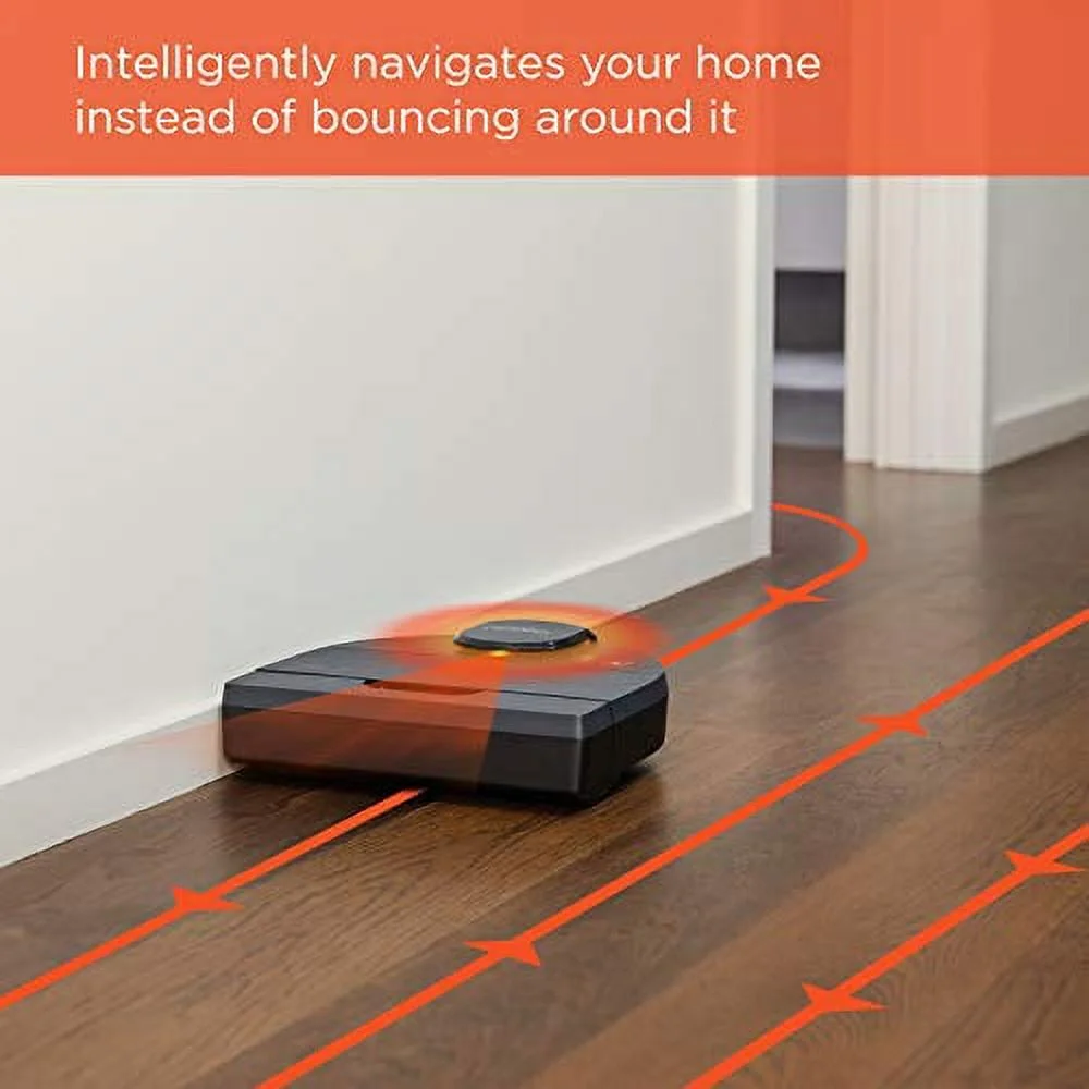 Neato D8 Intelligent Robot Vacuum Cleaner LaserSmart Nav, Smart Mapping, No-Go Zones, WiFi Connected, 100-min runtime, Powerful Suction, Turbo Clean, Edges, Corners & Pet Hair, XXL Dustbin, Alexa