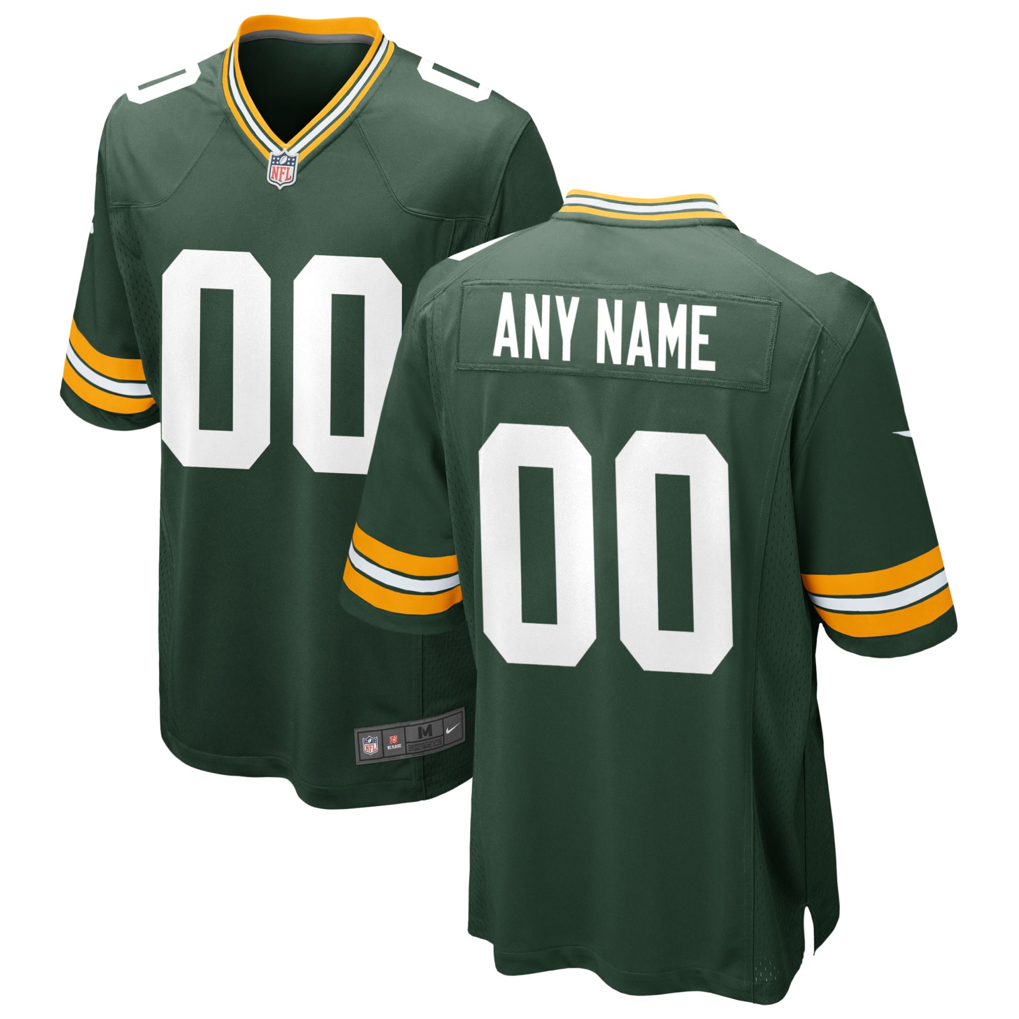 Green Bay Packers Nike Green custom Game Jersey