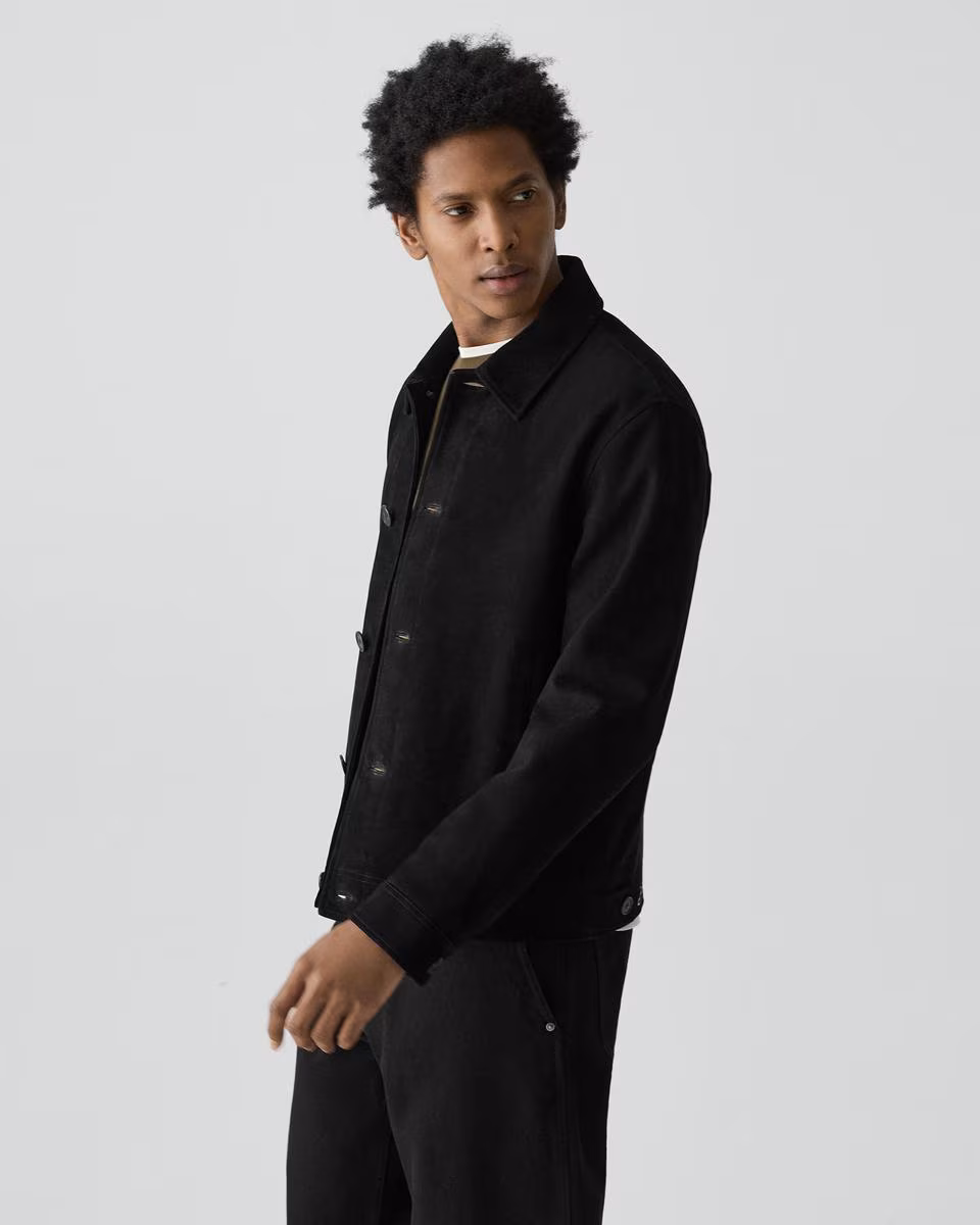 Amos Jacket in Suede