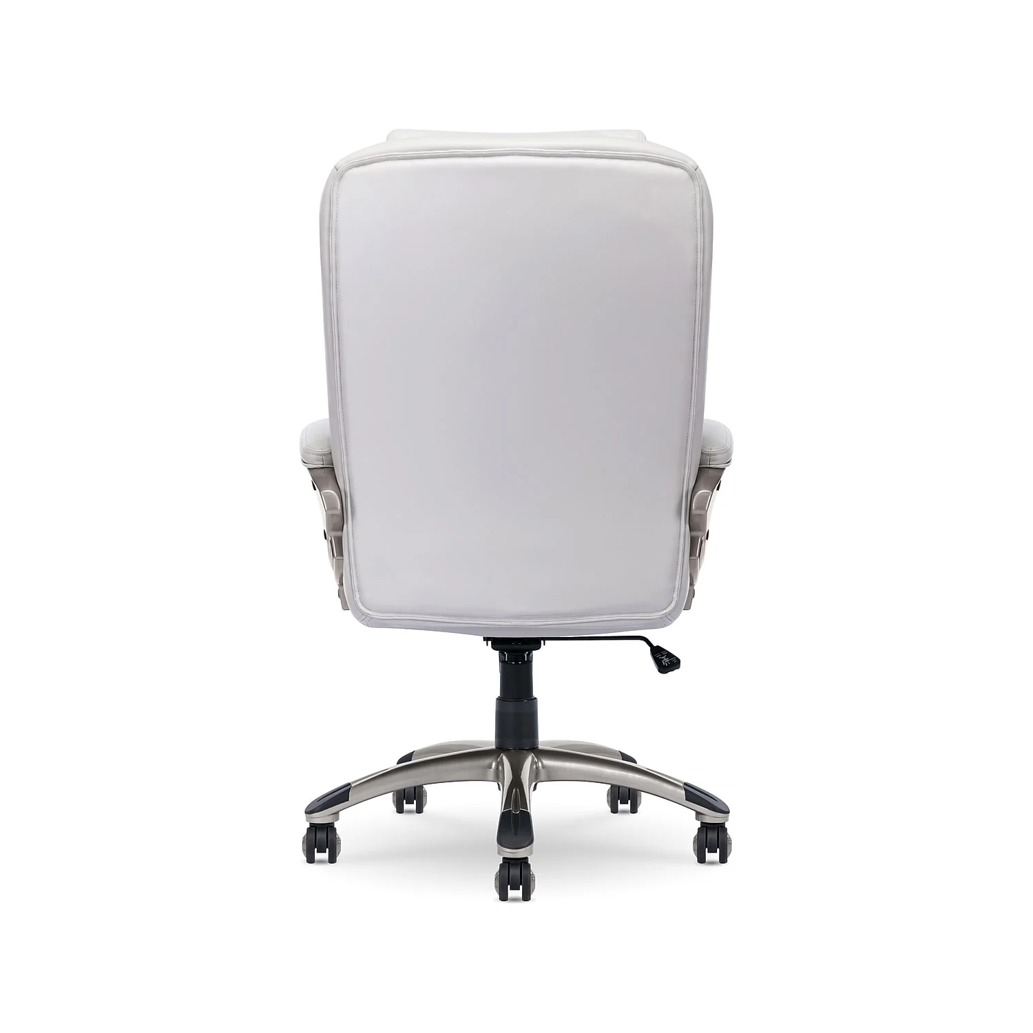 Serta Garret Executive Office Chair White Bonded Leather