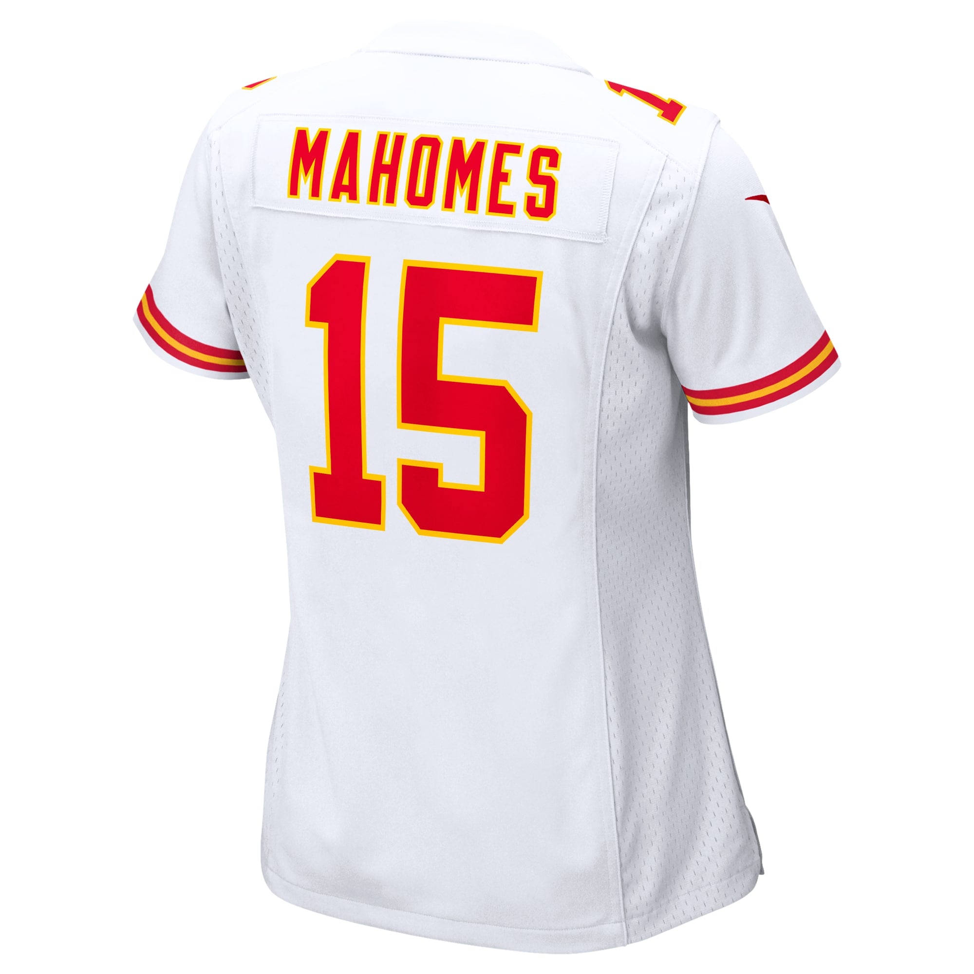 Patrick Mahomes Kansas City Chiefs Nike Women's Super Bowl LVII Patch Away Game Jersey - White