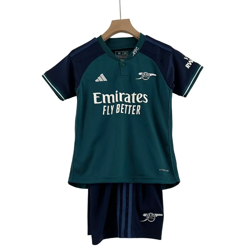2023/2024 Arsenal Third Away Soccer Jersey Kids Size