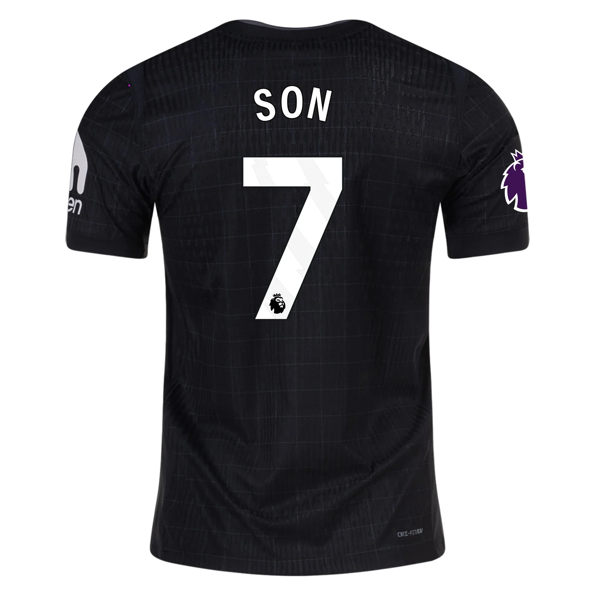 Nike Son Heung-min Tottenham Hotspur Authentic Away Jersey 25/26 w/ EPL Patch (Black/Iron)