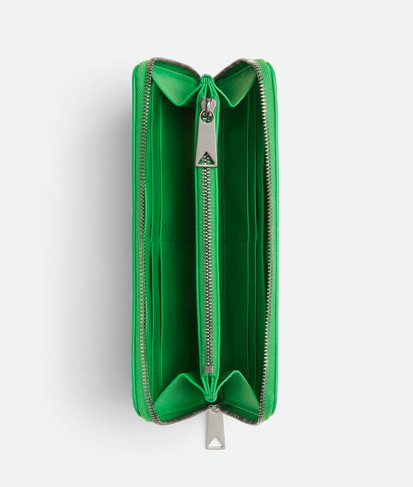 Intrecciato Zip Around Wallet