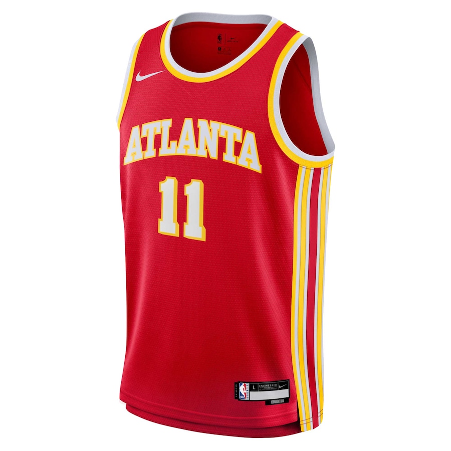 Youth Atlanta Hawks Trae Young Red Swingman Jersey - Icon Edition