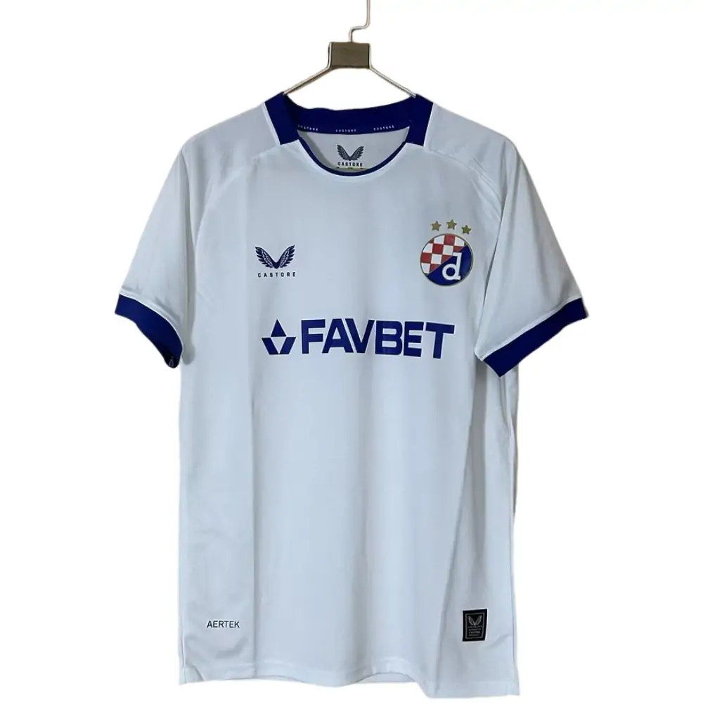 2025-26 GNK Dinamo Zagreb Away White Jersey - Fan Edition