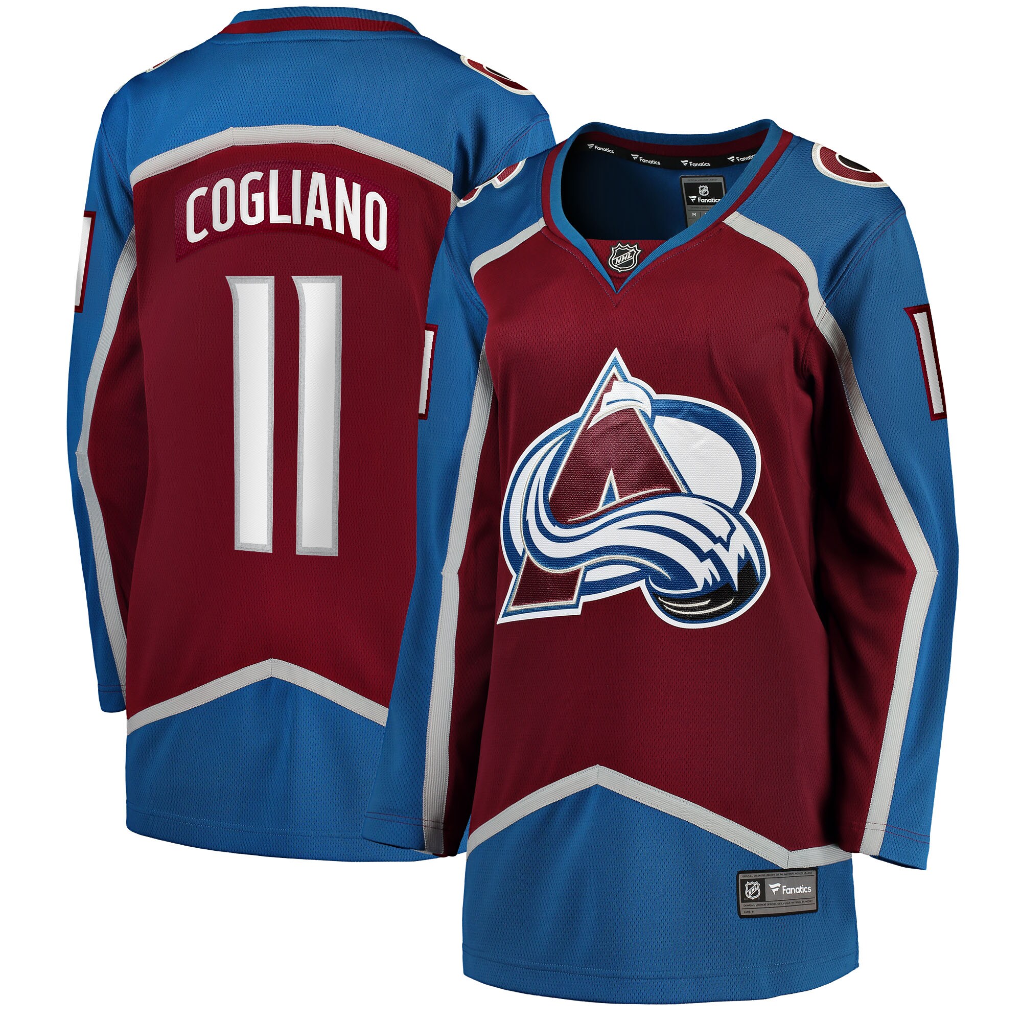 Andrew Cogliano Colorado Avalanche Fanatics Women’s Home Breakaway   Jersey – Burgundy