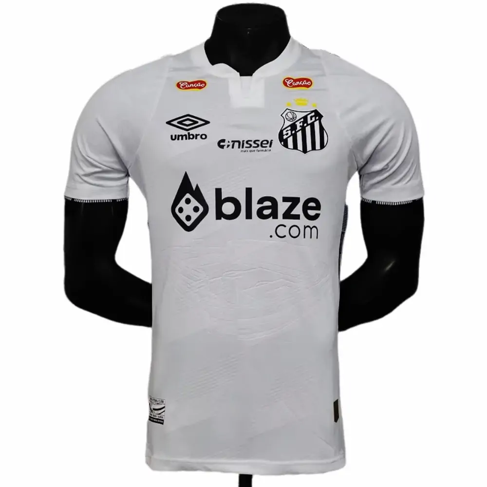 2025-26 New Season Santos White Main Advertising Jersey - Player Edition
