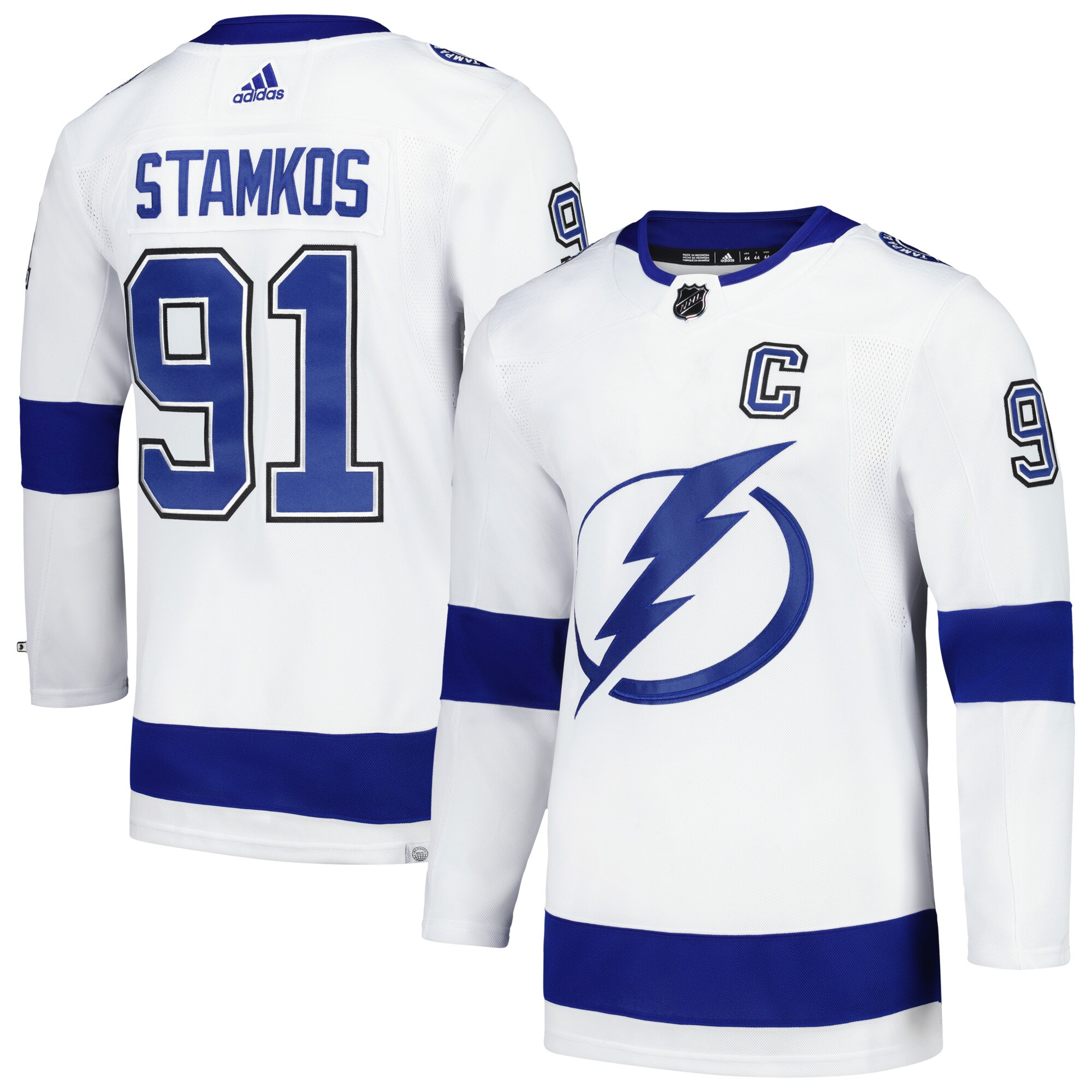 Steven Stamkos Tampa Bay Lightning  Away Primegreen    Jersey – White